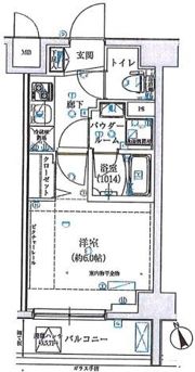 SHOKEN Residence横浜伊勢町の間取り画像