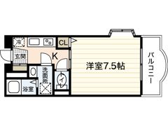 ソフィアコートリバーサイド天満の間取り画像