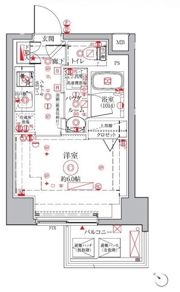 クレイシアIDZ横浜桜木町の間取り画像