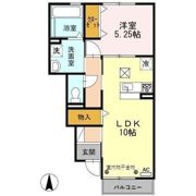 プラトーパルク Aの間取り画像