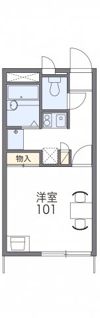 レオパレスサンハイム岩切Ⅱの間取り画像