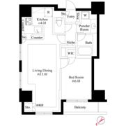 グランスイート銀座レスティモナークの間取り画像