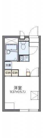 レオパレスホウセイ豊四季Ⅱの間取り画像