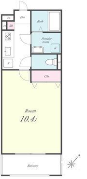 マイト カジヤの間取り画像