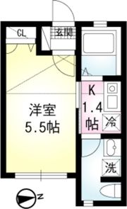 セキュリティヒルズの間取り画像