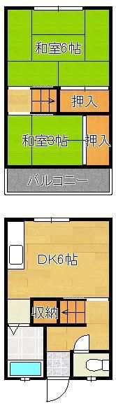 オアシス景勝苑 Cの間取り画像