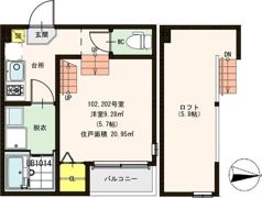 アンビエンテの間取り画像