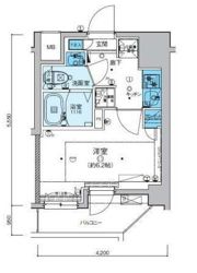 リヴシティ横濱新川町弐番館の間取り画像