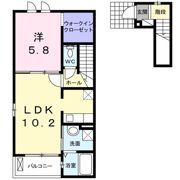 フリッシュ フリーデの間取り画像