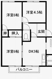 シーサイドヴィラ浮島 Aの間取り画像