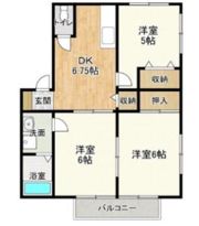 グランデハイツ河輪Bの間取り画像