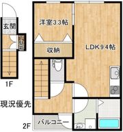 ジャスティス・壱番館の間取り画像