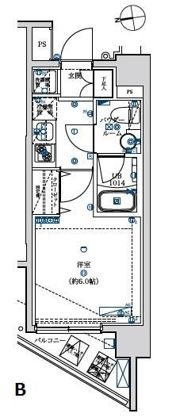 フェルクルールプレスト目白の間取り画像