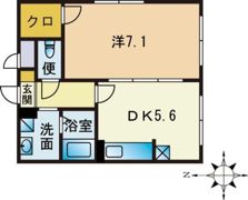 アムールKANKIの間取り画像