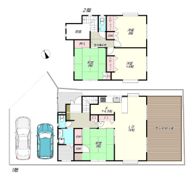 釜台町戸建の間取り画像