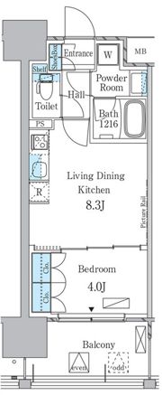 アーバンドルフ天満の間取り画像