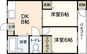 ウイング砂原の間取り画像