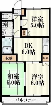 パールマンションオザキⅠの間取り画像