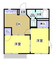 タウニィすみよし（南棟）の間取り画像