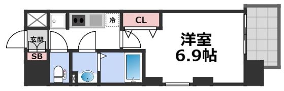 Quintet JOTONOE(旧:サムティ城東野江レジデンス)の間取り画像