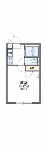 レオパレスラークスパー玉村の間取り画像