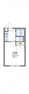 レオパレスラークスパー玉村の間取り画像