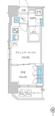 レジディア蒲田プレイスの間取り画像