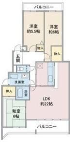 ヴァンヴェール平和ヶ丘の間取り画像