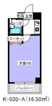 フェースタワー2(K-030)の間取り画像