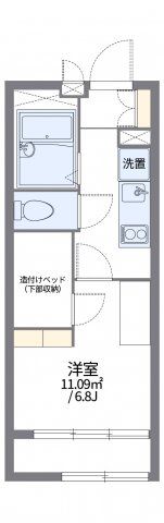 レオパレスオトーヌの間取り画像