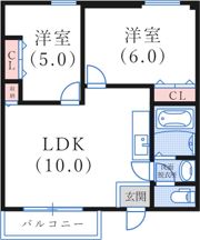 ダイバーシティ神戸長田C棟の間取り画像