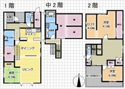 池見貸家の間取り画像