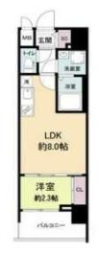 セレニテ日本橋ミラクの間取り画像