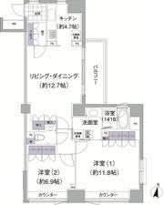 アビティ目黒の間取り画像