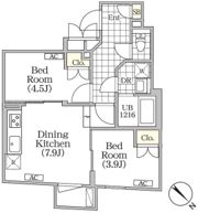 BRICK RESIDENCE 目黒本町の間取り画像