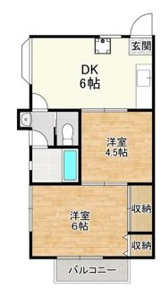 早川ハイツの間取り画像