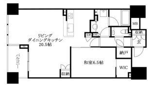シティタワー松山西堀端の間取り画像