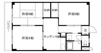 レーベンイケダ土居田2の間取り画像