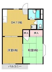 メゾン庭瀬B棟の間取り画像