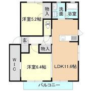 リヴェールB棟の間取り画像
