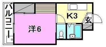 メゾン伏木の間取り画像
