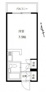 コーポ千鶴の間取り画像