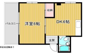 蛍池ホワイトマンションの間取り画像