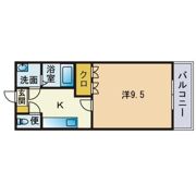 ハーモニーハイツMの間取り画像