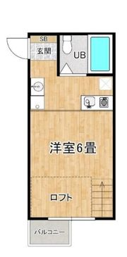 ビアン国立の間取り画像