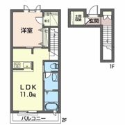 フルール エスぺランスの間取り画像