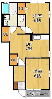 プランドール2の間取り画像