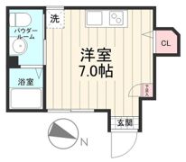 キャスティア目黒柿の木坂の間取り画像