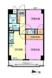 ケリーズマンションの間取り画像