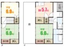 岡貸家（口田南7丁目）の間取り画像